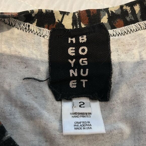 Heyne Bogut leopard print tee  2 - Picture 2 of 7